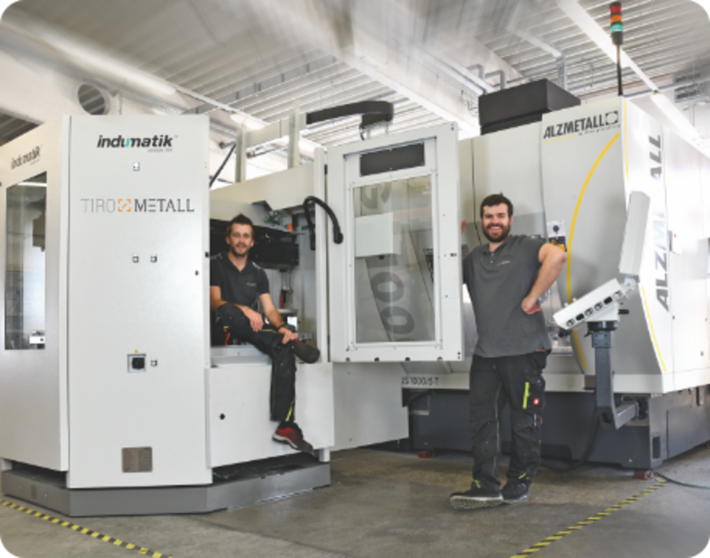 Indumatik UL 300 an Alzmetall GS 100 mit Verschiebewagen
