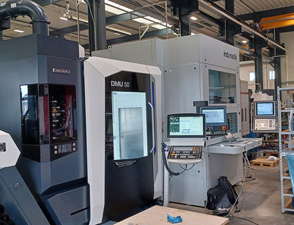Indumatik L120 an DMG MORI-Bearbeitungszentrum