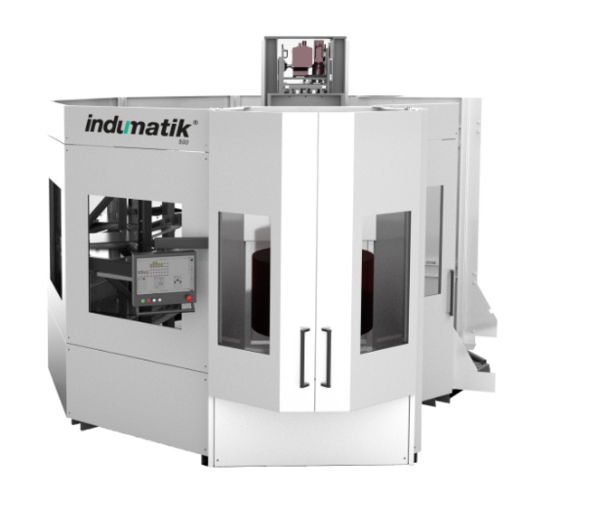 Mit der INDUMATIK – 500 R lassen sich gMit der INDUMATIK – 500 R lassen sich große und schwere Werkstücke in Maschinen einwechseln, auch wenn lange Hübe notwendig sind. Die Indumatik 500 R verknüpft unterschiedliche Maschinen, Technologien und Palettengrößen zu einer Fertigungszelle.roße und schwere Werkstücke in Maschinen einwechseln, auch wenn lange Hübe notwendig sind. Die Indumatik 500 R verknüpft unterschiedliche Maschinen, Technologien und Palettengrößen zu einer Fertigungszelle.