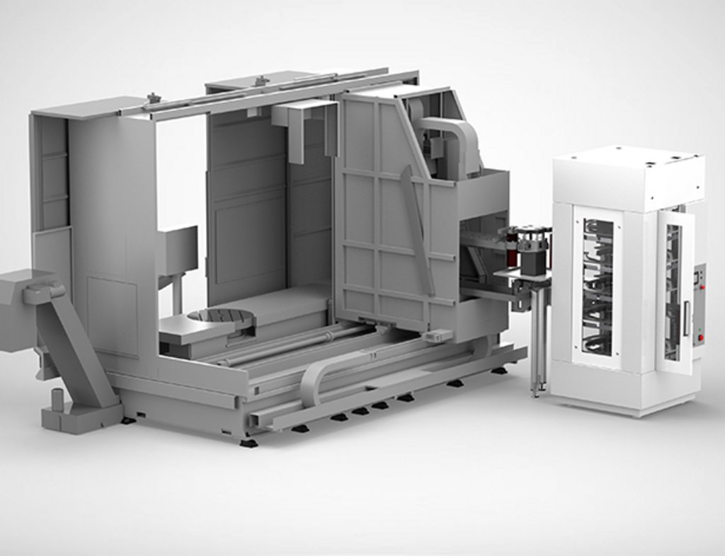 Indumatik TC250 an Matec-Bearbeitungszentrum