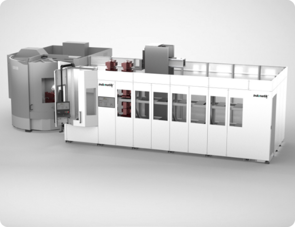 Indumatik 200L an GROB-Bearbeitungszentrum