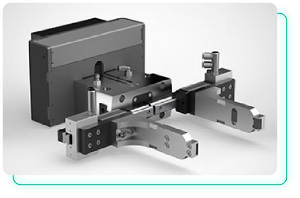 GREIFER PREMIUM.  Der Greifer Premium ist ein passives Element, der hauptsächlich zum Werkstückhandling in Verbindung mit einem Knickarmroboter in der Indumatik VR 70 eingesetzt wird. 