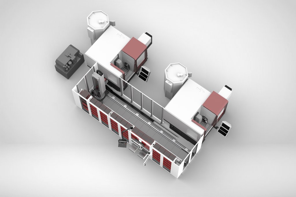 Automatisierter Produktionsablauf