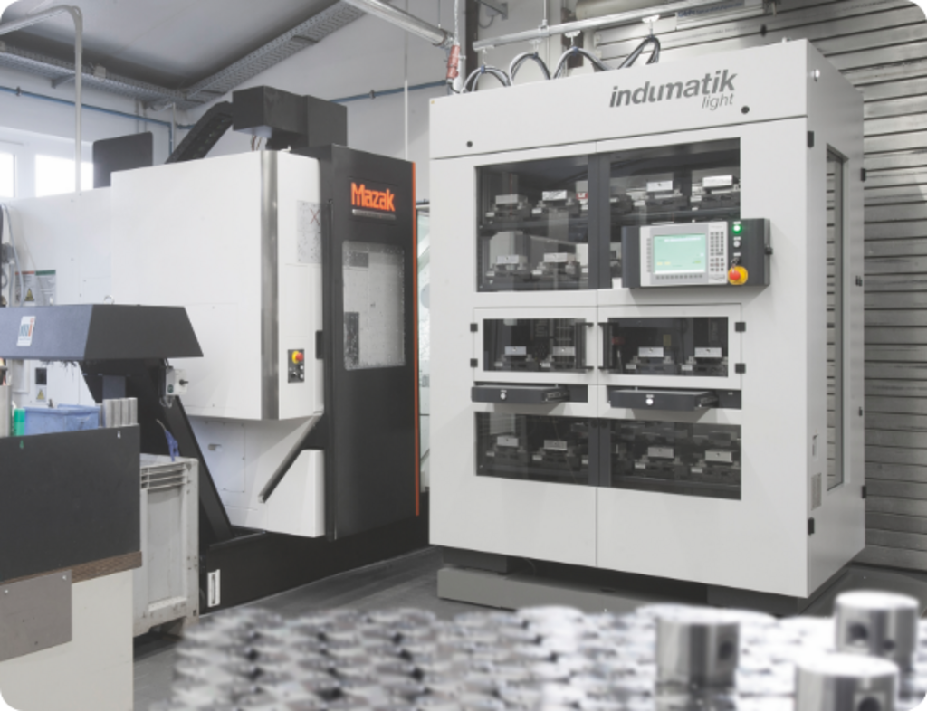 Indumatik L120 an Mazak-Bearbeitungszentrum