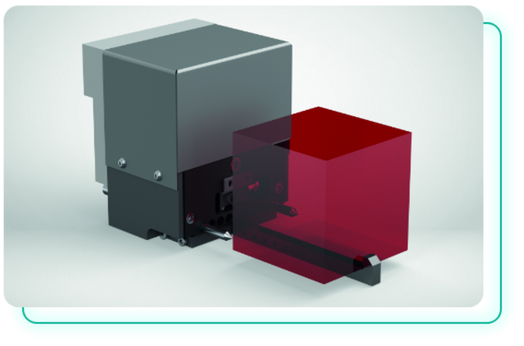 WERKSTÜCKGREIFER BASIC.  Die Automation stellt den Werkstückgreifer für die vorgesehenen Werkstücke von selbst ein.