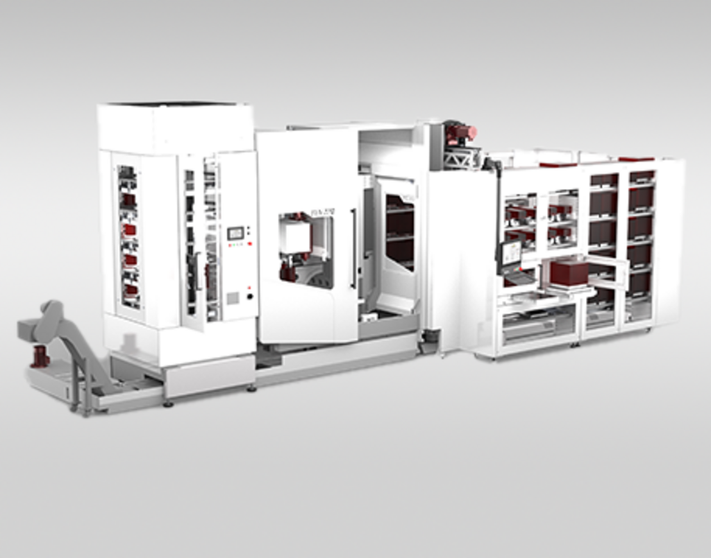 Indumatik 200L und TC 250 an MT EVO-Bearbeitungszentrum